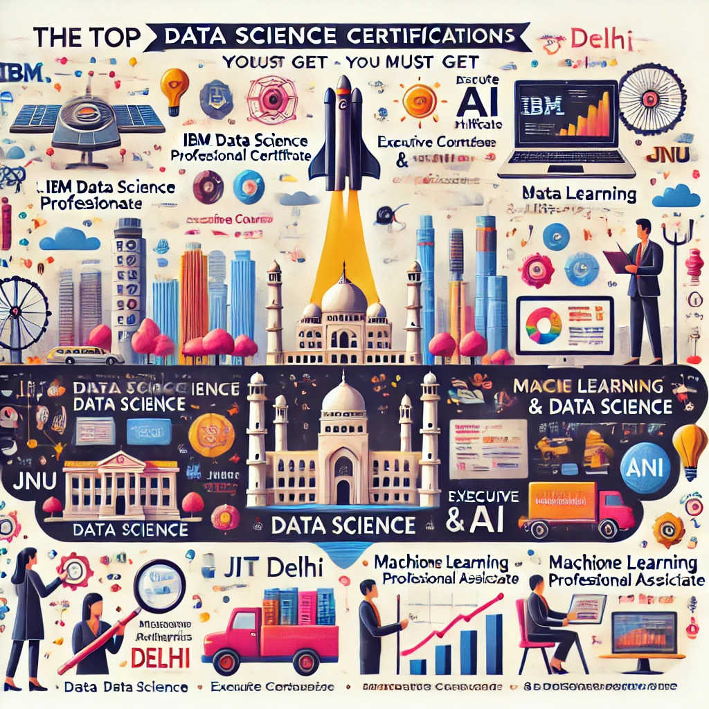 Top Data Science Certifications You Must Get in  Delhi ?